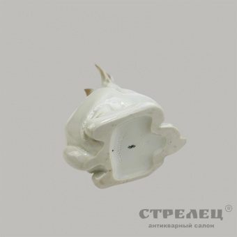 Фарфоровая статуэтка «Сидящий заяц».  Allach, Германия, ок. 1940 г.